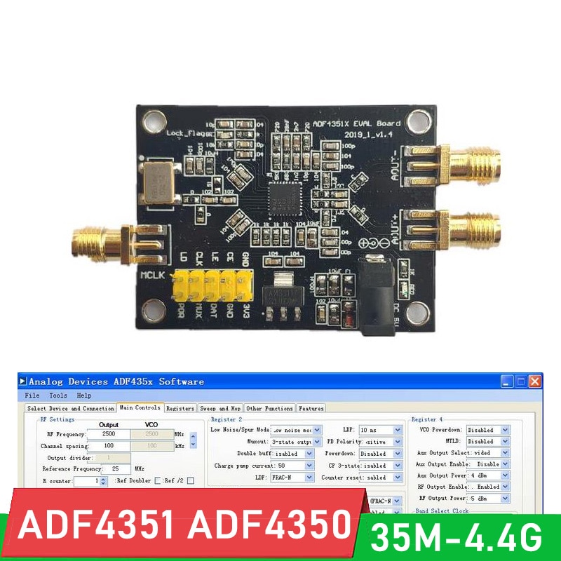 ADF4350 ADF43501 RF ȣ ҽ USB   /C..